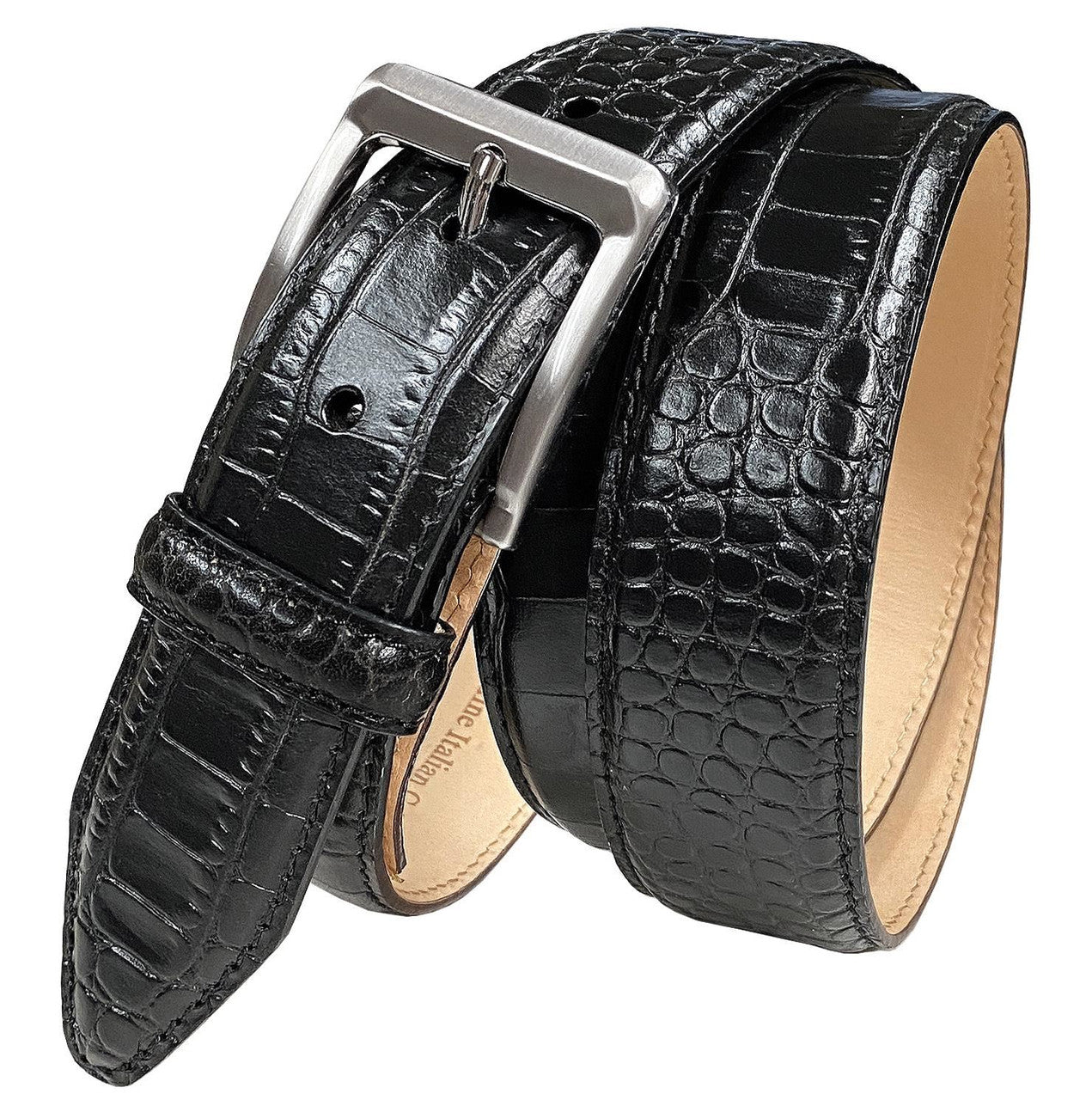 Grove Men's Dress Belt Genuine Full-Grain Cowhide Leather Casual Belt 1-3/8"(35mm) Wide