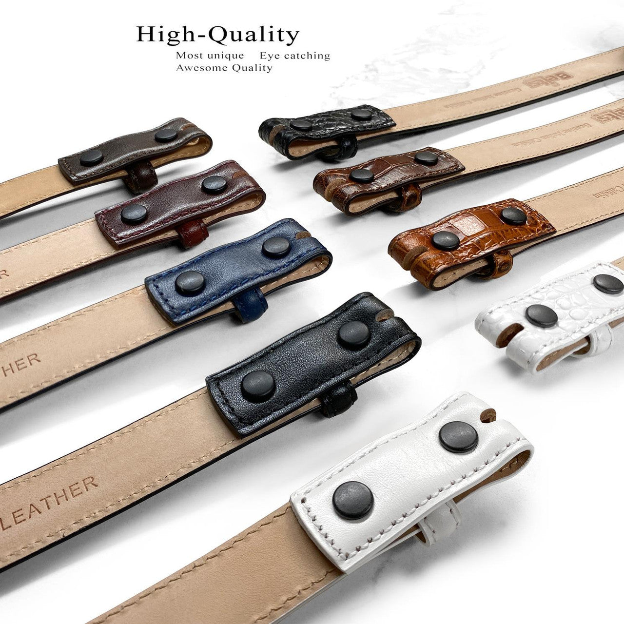 Women's Belt Genuine Full-Grain Cowhide Leather Dress Belt 1"(25mm) Wide