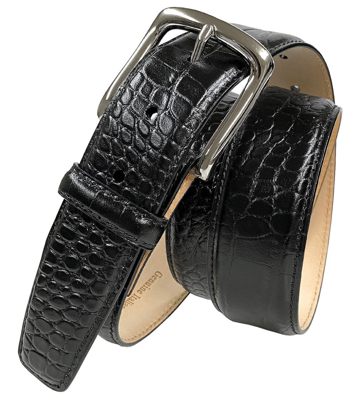 Valley View Classic Buckle Genuine Full-Grain Cowhide Leather Casual Belt 1-1/2"(38mm) Wide