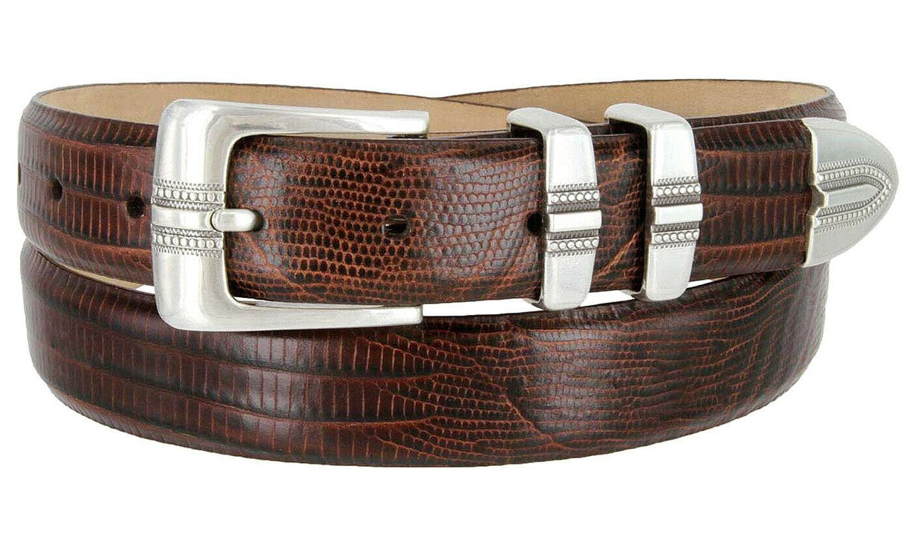 Kaymen Genuine Full-Grain Cowhide Leather Designer Golf Dress Belt 1-1/8"(30mm) Wide