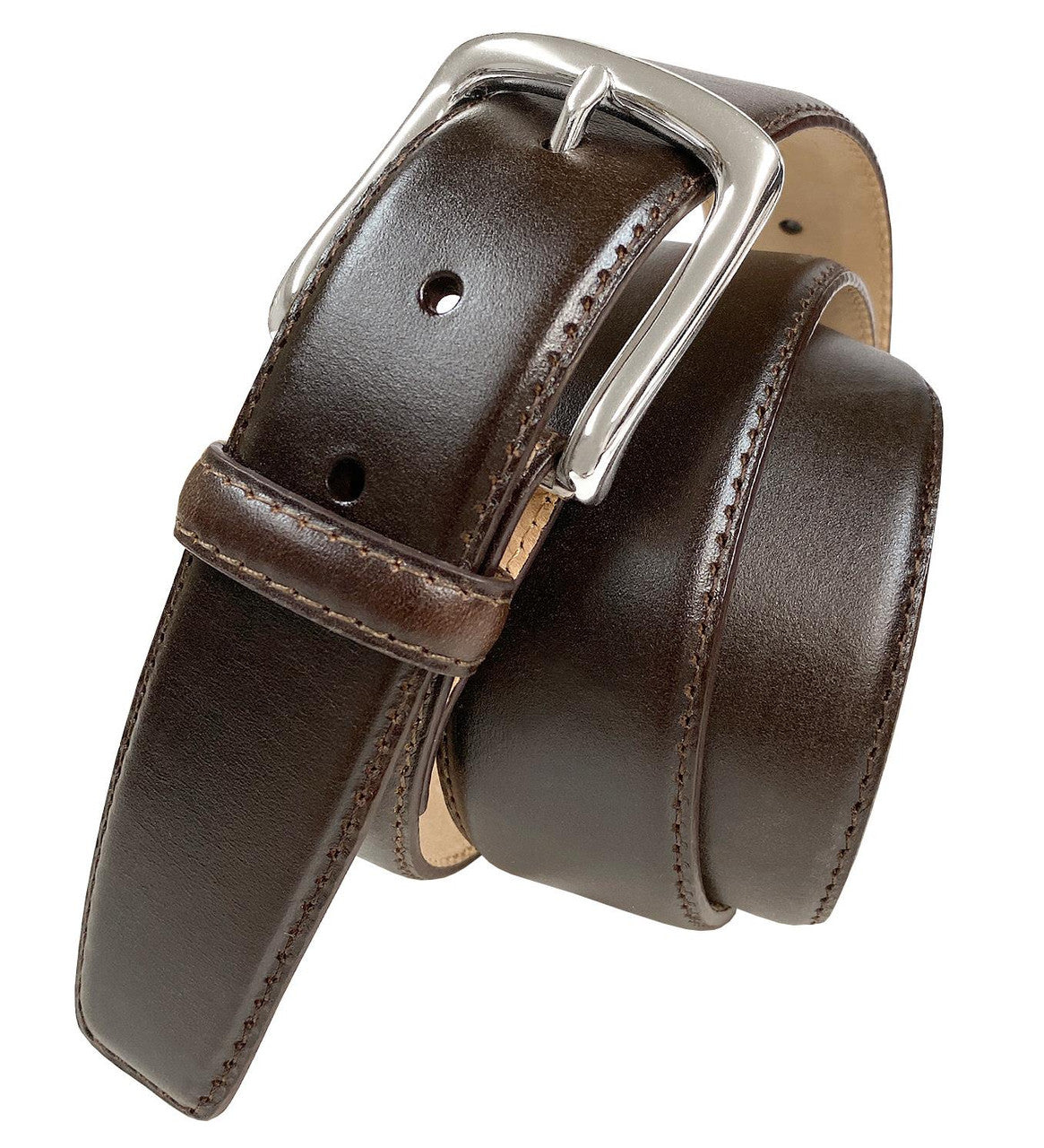 Valley View Classic Buckle Genuine Full-Grain Cowhide Leather Casual Belt 1-1/2"(38mm) Wide