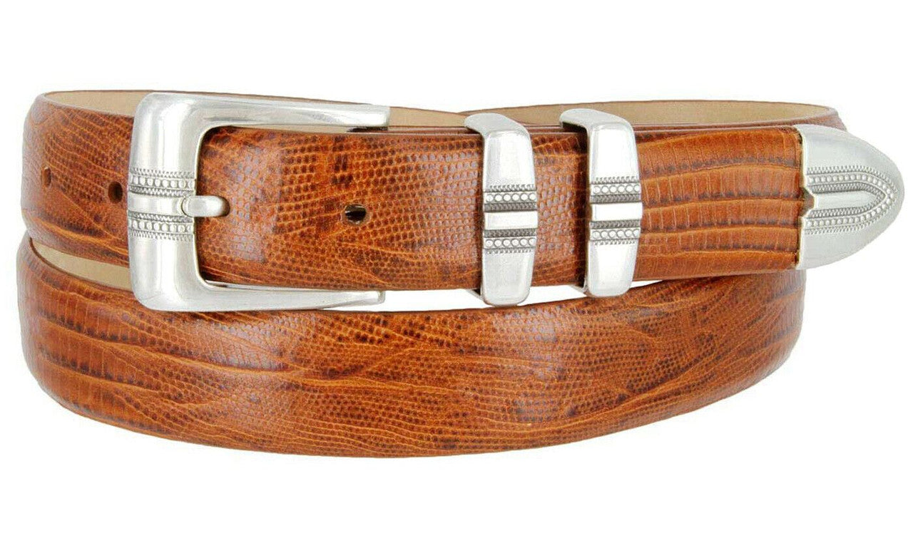 Kaymen Genuine Full-Grain Cowhide Leather Designer Golf Dress Belt 1-1/8"(30mm) Wide