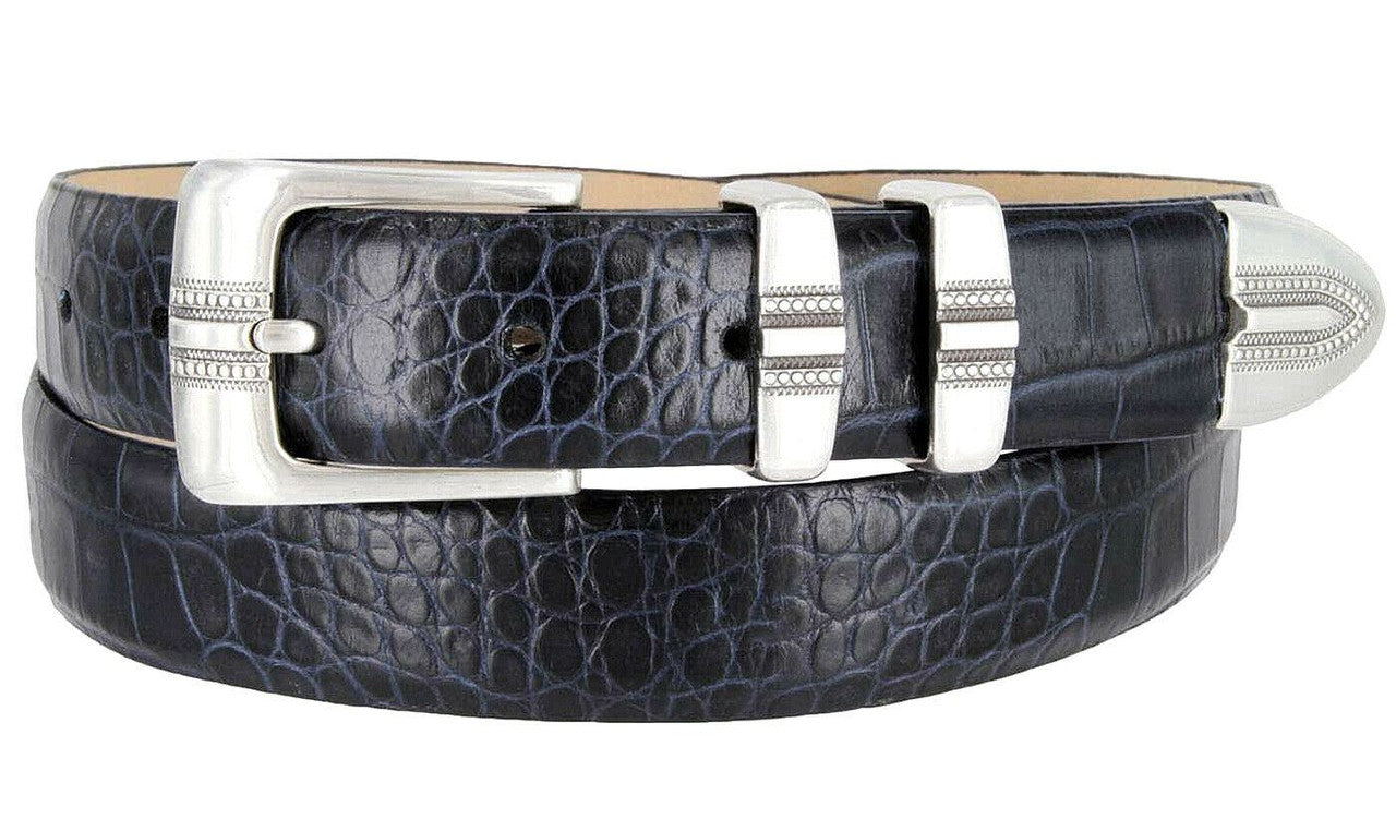 Kaymen Genuine Full-Grain Cowhide Leather Designer Golf Dress Belt 1-1/8"(30mm) Wide